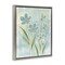 Stupell Industries Blue Petals Contour Floating Frame, design by Kim Allen